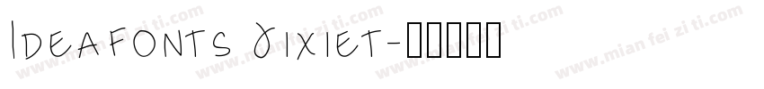 Ideafonts Jixiet字体转换